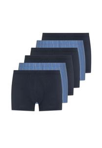 Шорты/брюки в стиле ретро, ​​набор из 6 шт 95/5 Essentials, органический хлопок SCHIESSER, темно-синий