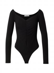 ABOUT YOU Боди-рубашка 'Jolina' в черном цвете