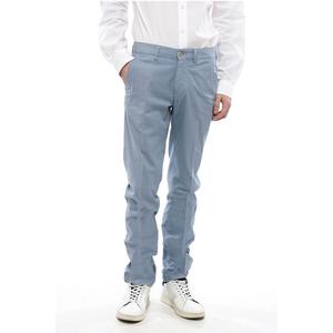 ID Полосатые брюки чинос Corneliani, Light Blue