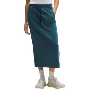 Юбка длинная повседневная Softstreme женская Lululemon, south china peninsula синий/incb