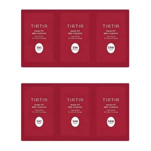 Пробный набор TIRTIR Mask Fit Red Cushion 6 Shade (33C/33N/33W,34C/34N/34W) - набор образцов (6x1 г)