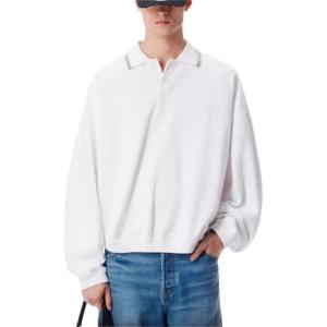 Футболка-поло мужская FW25 Alexander Wang, белый