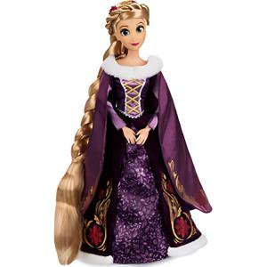 Disney Шанхайская шарнирная кукла Long Hair Princess Purple