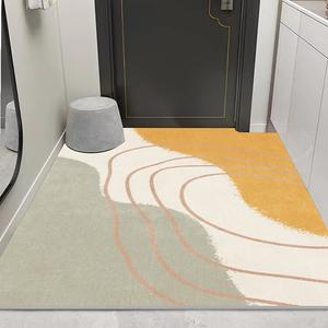 Budis Ковер 100х120 см для прихожей/спальни, впитывающий, нескользящий, грязесчищающий, настраиваемый размер