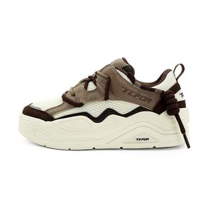 Кроссовки для скейтбординга Coverage с низким верхом, устойчивые к истиранию и скольжению, унисекс TEPOR, Umber