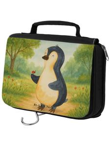 Mr. & Mrs. Panda Косметичка с изображением пингвина и божьей коровки, без упаковки... белого цвета