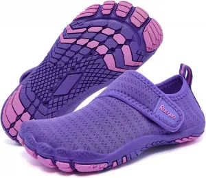Детские водные туфли Racqua для мальчиков и девочек, быстросохнущие, легкие, для плавания, пляжа и водных видов спорта (для малышей/детей постарше), фиолетовый