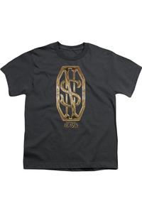 Фантастические твари: футболка с монограммой Скамандера для детей с коротким рукавом Gildan, Charcoal