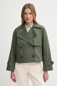 Хлопковая куртка United Colors Of Benetton, зеленый