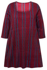 Футболка Ulla Popken Long, цвет salsa