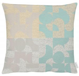 Чехол на подушку 49/49 см Ambiente, светло-серый/светло-голубой