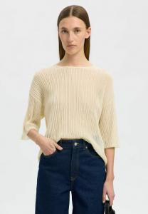 Джемпер Selected Femme Jumper, Birch/White