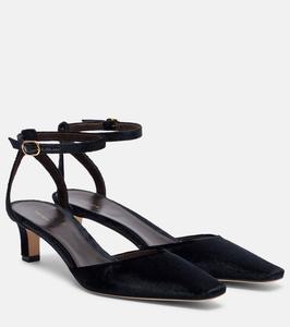 Туфли-лодочки Carla 45 velvet The Row, Black