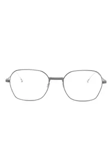 Очки с геометрической оправой Thom Browne, серый
