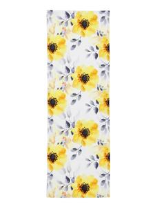 Cats Collection Скатерть-дорожка с панамским принтом, 45x150 см, с изображением желтых роз