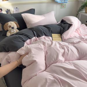 AVIVI Комплект постельного белья 1,5 м, 4 предмета: пододеяльник 180x220 см, простыня на резинке, 2 наволочки