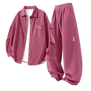 Детская повседневная спортивная одежда Disney, розовый