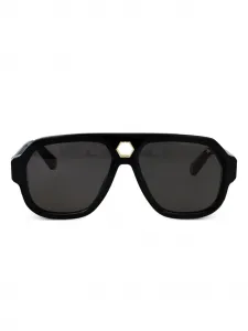 Солнцезащитные очки-пилоты Philipp Plein Eyewear, черный