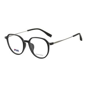 FILA Титановые очки круглой формы унисекс, 0Z42 Black Silver