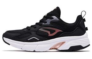 Кроссовки женские с низким верхом, черные/золотые Qiaodan