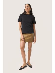 Футболка SLJina, прямого кроя, черного цвета Soaked in Luxury