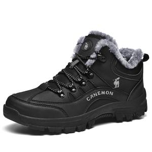 Амортизирующие треккинговые ботинки мужские PROTECTCAMEL, черный [fleece-lined]