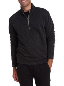 Пуловер с застежкой-молнией на четверть Pino by PinoPorte, черный