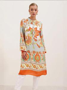 Платье-рубашка Bigdart, оранжевый