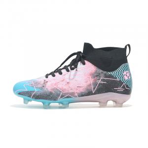 Футбольные бутсы унисекс с высоким верхом Jifffly, розовый/белый