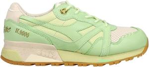 Мужские кроссовки Diadora N9000 Ice Cream X с перфорированными шнурками - повседневные, зеленые