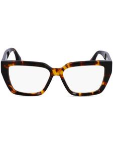 Очки в квадратной оправе Victoria Beckham Eyewear, коричневый