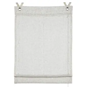 Римская штора GRS Zen Silence с крючками для подвешивания без сверления, ткань из 50% переработанного полиэстера Gardinia, Natur