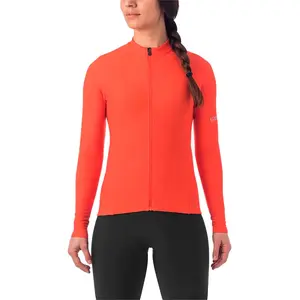 Джерси с длинным рукавом Giro Chrono Thermal, оранжевый
