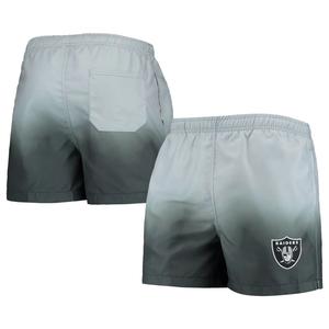 Мужские черные шорты для плавания FOCO Las Vegas Raiders Dip-Dye