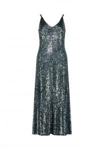 Вечернее платье с пайетками Vera Mont, зеленый