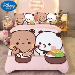 Disney Комплект постельного белья для кровати 1,2 м: простыня на резинке, пододеяльник 150x200 см