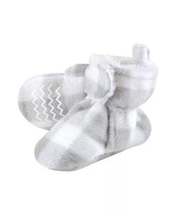 Пинетки Hudson Cozy из флиса и искусственной овчины для мальчиков, цвет: угольный, меланжевый, серый Hudson Baby, мультиколор