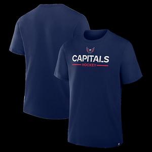 Мужская футболка Washington Capitals Authentic Pro Primary в синем цвете Fanatics