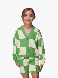 Детские вязаные шорты Whistles, Green/Multi