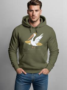 Толстовка Neverless Pelikan, зеленый