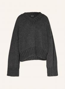 Свитер V-образный Black Palms, серый