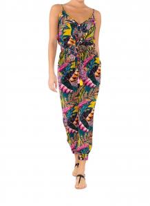 Брюки Zizia в цвете листвы в разгар лета TAJ by SABRINA CRIPPA, цвет high summer color folage