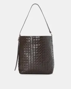 Плетеная сумка-багет Easy Wear, черный