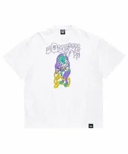 Футболка с коротким рукавом TOY MACHINE Heavy Weight Bloody Toy (мужская) Select Brands, цвет White