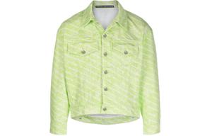 Джинсовая куртка женская зеленая Alexander Wang