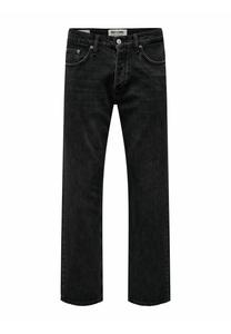 Джинсы прямого кроя ONSEDGE Only & Sons, цвет Black Denim