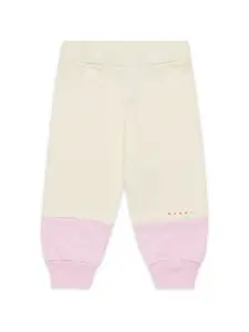 Спортивные брюки с логотипом Marni Kids, нейтральный