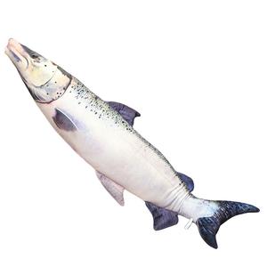 Морская рыбка, плюшевая игрушка Salmon Dolls высота 38см/60см/80см/100см длина Fox fairy