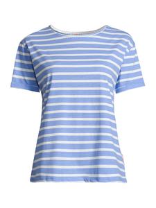 Salzhaut Футболка 'OPDEELEN' в светло-голубом цвете