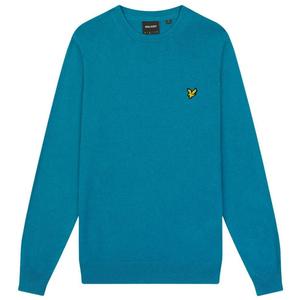 Свитер для отдыха с логотипом бренда Lyle & Scott, синий